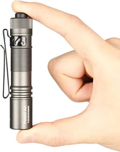 Miniatura 7 de ACEBEAM Pokelit AA linterna recargable mini con clip, linterna de bolsillo EDC de 550 lúmenes altos, linterna pequeña súper brillante, linterna LED