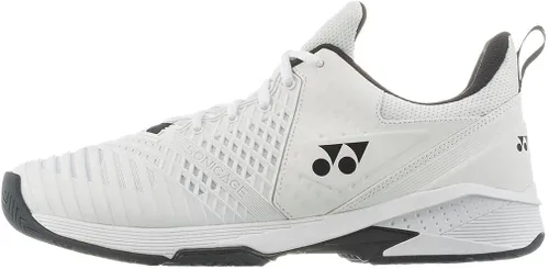 Miniatura 2 de YONEX Tenis anchos unisex Sonicage 3 blanco y negro, Blanco