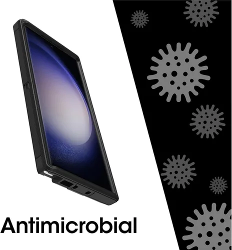 Miniatura 7 de OtterBox Funda para Galaxy S23 Ultra (Solo) - Serie Defender - Negro, Resistente y Duradero - con Protección de Puertos - Incluye Soporte con Clip