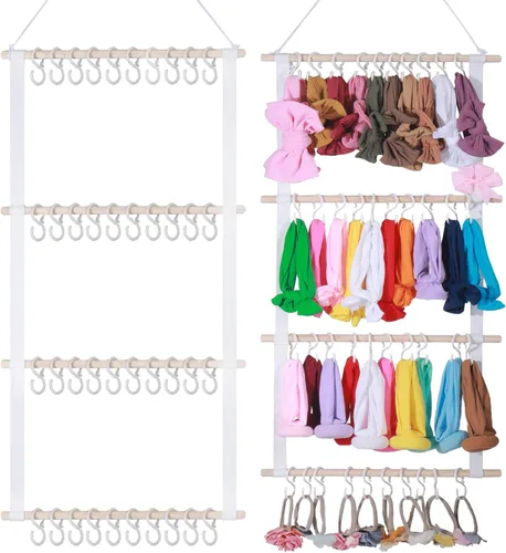 Miniatura 16 de YOcity Soporte Organizador de Diademas para Niñas Bebés Diademas Accesorios para el Cabello Organizador de Lazos para el Cabello Almacenamiento