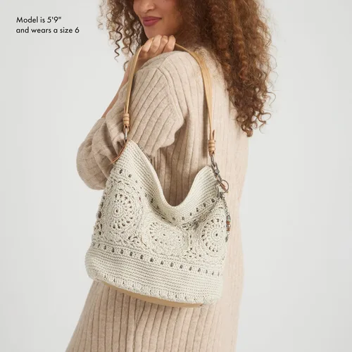 Miniatura 3 de The Sak Sequoia Hobo Bag - Bolso grande de ganchillo a mano para mujer para todos los días y viajes - Bolso y bolso duradero con bolsillo