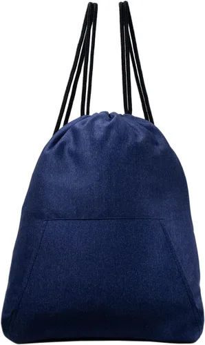Mochilas con cordón en color negro, bolsas promocionales de gimnasio deportivas al por mayor, Azul elástico, Pack Of 50