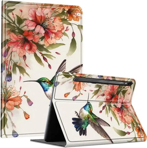 Miniatura 97 de Slim Case for Samsung Galaxy Tab S10 Lite / S10 FE / S9 FE 10.9" & Galaxy Tab S9 11", Multi-Angle Stand PU Leather Smart Folio Cover with Soft TPU
