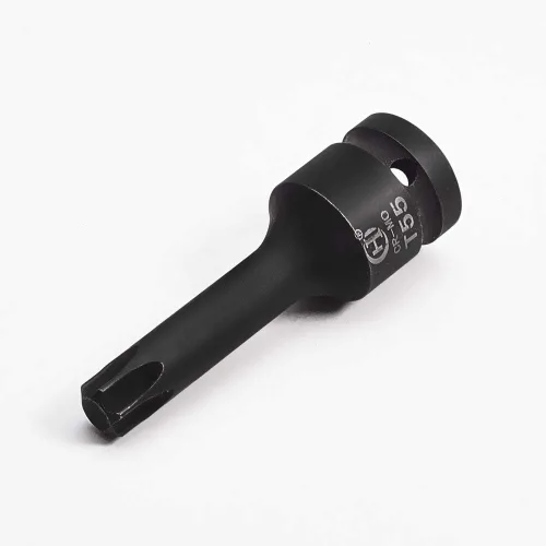 Miniatura 9 de Utoolmart Broca de impacto negra, 1/2 pulgada M10 Impact Triple Square Spline Socket, acero cromado molibdeno, herramienta de reparación de broca