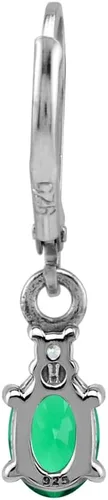 Miniatura 4 de Silvershake Pendientes de plata de ley 925 chapados en oro blanco