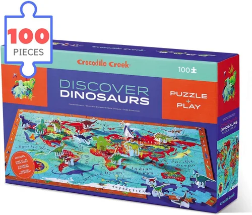 Miniatura 5 de Crocodile Creek, Puzzle Descubre dinosaurios