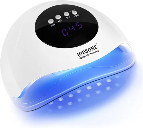 Miniatura 12 de JODSONE Lámpara de uñas U V rosa para esmalte de uñas de gel Luz de manicura con 4 temporizadores y sensor automático Secador de uñas Luz LED