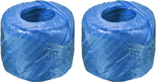 Miniatura 19 de MECCANIXITY Cuerda de plástico de nailon de poliéster para el hogar para embalar manualidades de jardinería, 656.2 ft de longitud total, color Blanco