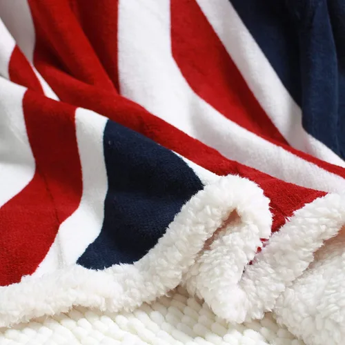 Miniatura 4 de UKELER Manta de Forro Polar Union Jack 50 x 60 Pulgadas Mantas de Forro Polar Suaves y Esponjosas para Adultos, Niños Pequeños, Niños y Niñas