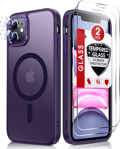 Miniatura 75 de LeYi para iPhone-13 Funda/iPhone-14 Fundas: con soporte para MagSafe i Phone 13Funda con anillo magnético iPhone14 iPhone13 Cubierta Funda para Negro