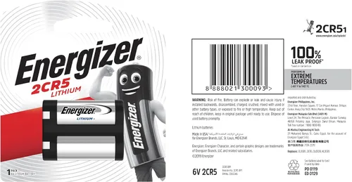 Miniatura 2 de Energizer Batería de litio 2CR5 (el embalaje puede variar)
