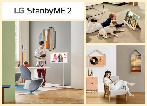 Miniatura 4 de LG StanbyME 2 de 27 pulgadas con cubierta de folio, pantalla táctil portátil, Dolby Vision, HDR10, modo cineasta, batería incorporada, rotación