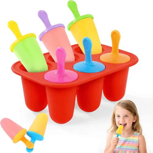 Moldes de silicona para paletas pequeñas, sin BPA para niños, niños pequeños y bebés, moldes reutilizables para paletas de hielo, mini moldes para