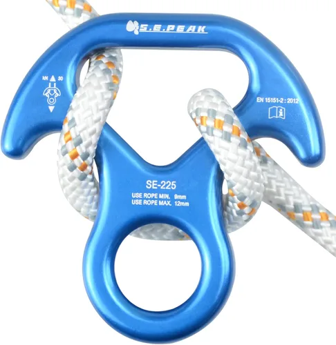 Miniatura 14 de 30kN/35kN/40kN Rescate Figura 8 Descender Engranaje de escalada Equipo de descenso Dispositivo de rappeling de placa de aparejo para escalada en 30