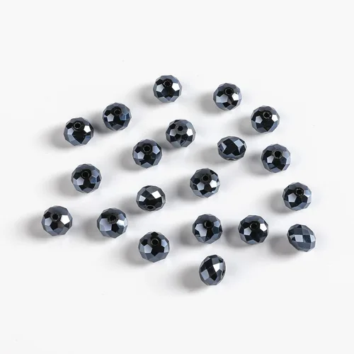 Miniatura 3 de Cuentas de vidrio Rondelle de 4mm para hacer joyas 1200 piezas Cuentas espaciadoras facetadas en forma de Briolette de cristal surtidos Suministros