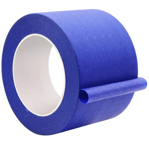 Cinta adhesiva de 3 pulgadas de ancho, cinta azul para pintores, cinta de uso general para pintura de pared del hogar, edificio, papelería escolar,