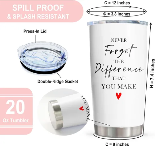 Miniatura 7 de Regalos de agradecimiento para mujeres/hombres, regalos de agradecimiento para profesores/empleados, regalo de jubilación para mujer, regalo