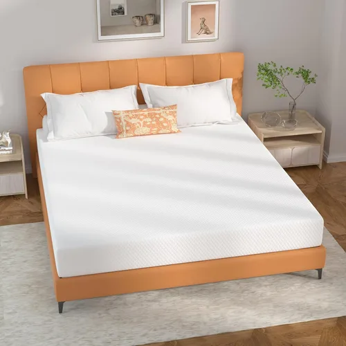 Miniatura 19 de Colchón individual de 5 pulgadas para niños, colchón de espuma viscoelástica de gel para un sueño cómodo y alivio de presión, soporte de firmeza