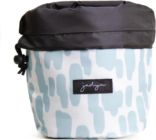 Miniatura 9 de Jadyn Organizador de Maquillaje Duradero con Cierre de Cordón - Bolsa Compacta de Viaje para Maquillaje - 7 Bolsillos Interiores para Cosméticos