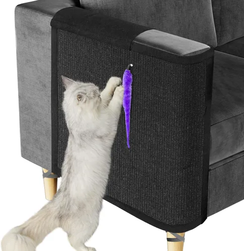 Miniatura 14 de Protector de Sofá contra Arañazos de Gato, 27.6" L*19.6" A Almohadilla Protectora de Muebles contra Arañazos de Gato Protector de Brazo de Sofá