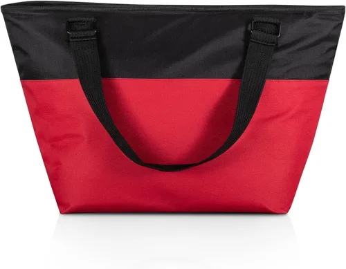 Miniatura 2 de PICNIC TIME Disney Mickey Mouse Shorts Topanga - Bolsa enfriadora suave, hielera para pícnic, (negro con patrón rojo)