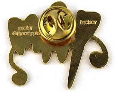 Miniatura 5 de Pin de solapa de dientes - Flossin' Ain't Just For Gangstas by I Heart Guts, Aluminio