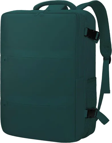 Miniatura 8 de Mochila de cabina para mujeres y hombres – Aprobada por aerolíneas, tamaño para debajo del asiento, compartimento para portátil de 15.6", apertura