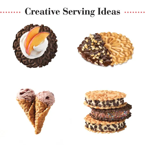 Miniatura 7 de Reko Pizzelle Galleta auténtica estilo italiano, arce, 7 onzas (paquete de 1)