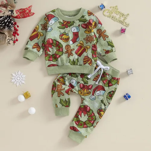 Miniatura 9 de YINGISFITM Conjunto de camisa de calabaza de Halloween para bebé, niña, niño, sudadera y pantalones para otoño e invierno