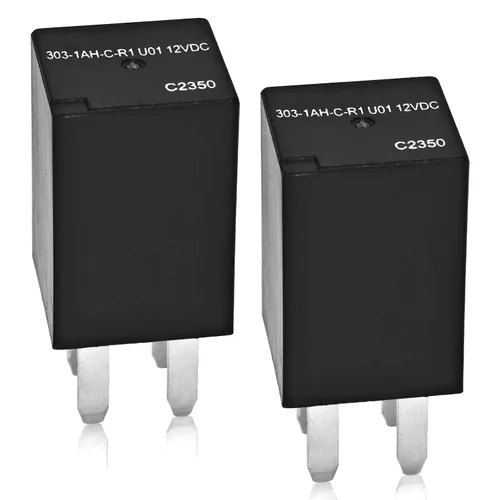 Relé 303-1AH-C-R1-U01 12VDC (juego de 2), reemplazo 13500113 19116962 D1777C MR538851 Micro SPNO Relé para ventilador de enfriamiento Polaris RZR