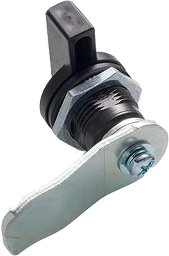 Miniatura 5 de WJSKDQ Cerradura de leva de pulgar compensada accionada por el pulgar, 2 unidades, cerradura de leva negra Negro