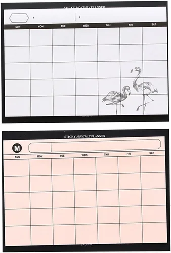 Miniatura 2 de Planificador de horario, bloc semanal, calendario mensual, organizador de tareas, libro de pared, escritorio, bloc de notas, planificación, día