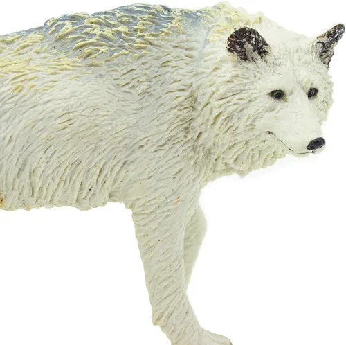 Miniatura 6 de Safari Ltd. Figura de lobo blanco, realista, pintada a mano de 3.6 pulgadas, juguete educativo para niños, niñas y niños a partir de 3 años