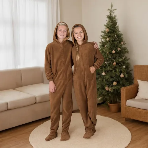 Miniatura 60 de Footed Pajamas - Pijama de una pieza de chenilla para niños pequeños Enterizo de pijama de una pieza para niños y niñas Unisex