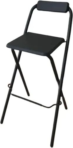 Modern Taburete de bar plegable con altura de mostrador para adultos, silla alta plegable para desayuno, taburete cuadrado de fiesta de oficina,