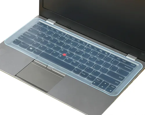 Miniatura 2 de Funda protectora de teclado universal de silicona de 12.2 x 5.1 pulgadas para portátil de 13.3 pulgadas y 14 pulgadas (sin teclado numérico), Azul