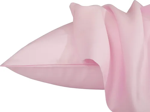 Miniatura 4 de NTBAY Fundas de Almohada de Algodón Egipcio Queen - Juego de 2, Fundas de Almohada de Algodón de 500 Hilos - Fundas de Almohada Suaves y Rosa