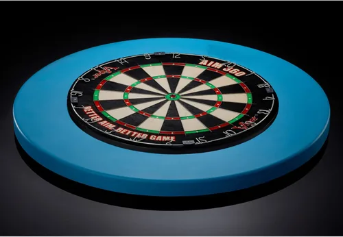 Miniatura 4 de Viper by GLD Products Guardian Dartboard Surround Sisal/Bristle - Protector de pared de diana con punta de acero Azul pastel
