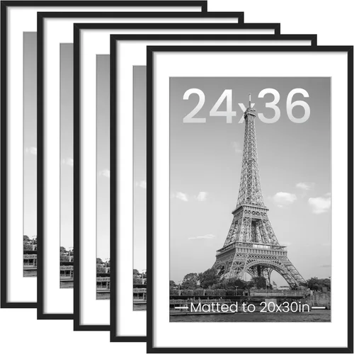 Miniatura 24 de upsimples - Portarretratos de 11 x 14 para galería de fotografías. Marcos para fotos de 8 x 10 pulgadas con paspartú o de 11 x 14 pulgadas sin Dorado
