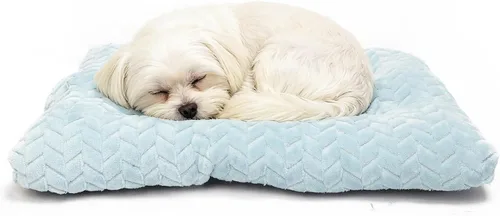 Miniatura 38 de Cama Lavable para Jaula de Perro de 18 Pulgadas Pequeña Antideslizante Impermeable Cálida Acogedora Suave para Mascotas Cachorros, Almohadas