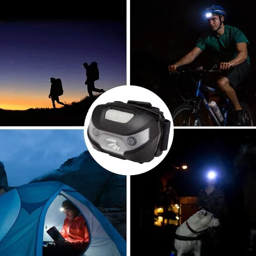 Miniatura 8 de Linterna de cabeza LED Lepro recargable, paquete de 3 - Linterna de cabeza superbrillante con 5 modos para equipo esencial de camping y senderismo