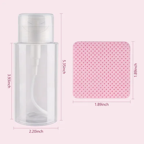 Miniatura 4 de 1080 toallitas de uñas rosas sin pelusas, toallitas de extensión de pestañas, súper absorbentes, suaves, no tejidas con una bomba dispensadora
