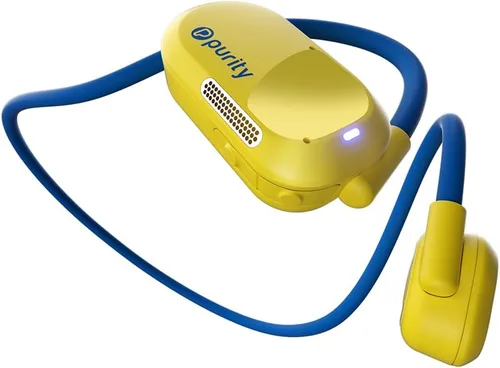 Purity Auriculares Air Open Ear – True Air Conduction Auriculares inalámbricos Bluetooth con doble micrófono para iPhone/Android – Comodidad de