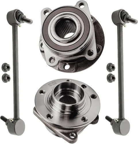 Miniatura 73 de Detroit Axle - Kit de extremo delantero RWD para Chrysler 300 Dodge Challenger Charger Upper Lower Control Arms rótulas de rodamiento de rueda Bujes
