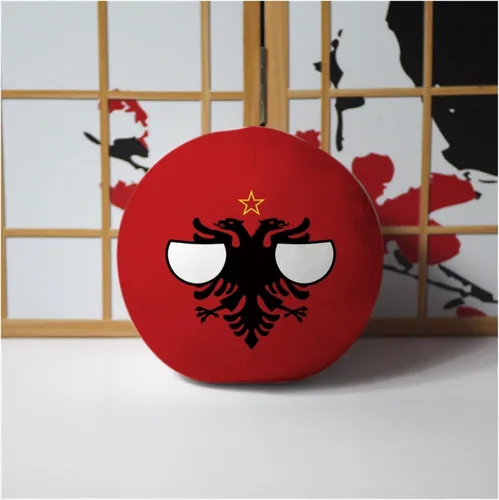 Miniatura 59 de Polandball Countryballs Muñeco de peluche Ucrania España Hungría Portugal Rumanía Grecia Austria México Polonia Ball (15,3.8 pulgadas)