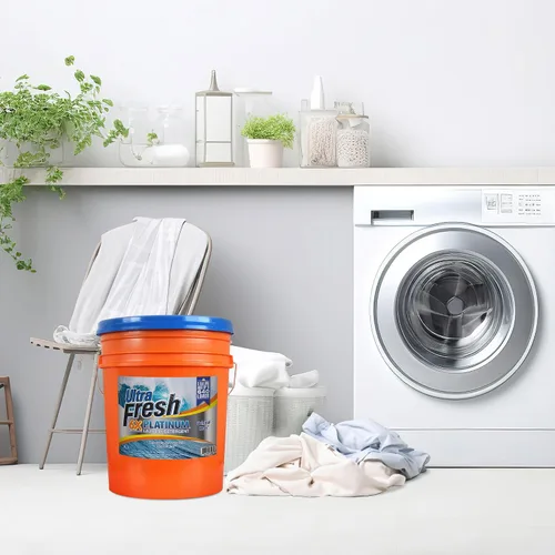 Miniatura 7 de Ultra Fresh Detergente líquido para lavar ropa, 6 veces platino, agua fría, 5 galones, removedor de olores de tela para lavar ropa y sábanas