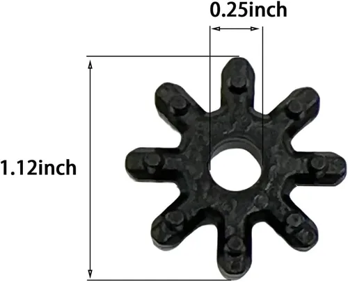 Miniatura 2 de Motor de acoplamiento de columna de dirección flexible de 8 piezas compatible con Hyundai Sonata Elantra Santa Fe Azera Kia Soul Optima Forte