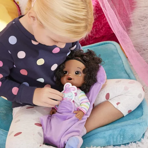 Miniatura 3 de Baby Alive Muñeca Bebé Pijamada de Conejito, Muñecas de 12 Pulgadas con Temática de Hora de Dormir, Saco de Dormir y Accesorios de Muñeca