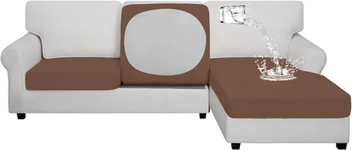 Miniatura 86 de Easy-Going - Fundas elásticas 100% impermeables para cojín de sofá, funda protectora para cojín de sofá, protector de muebles elástico para niños
