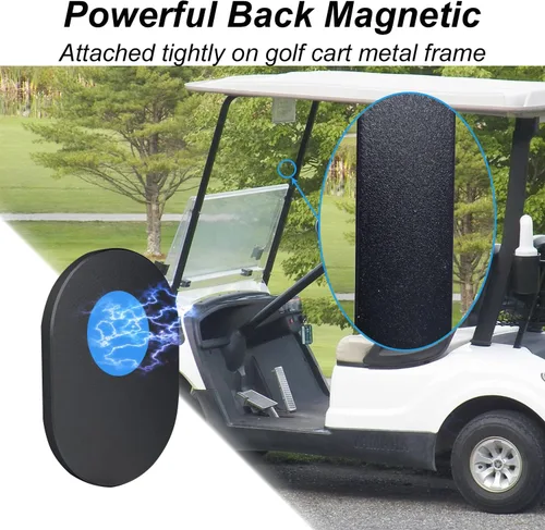 Miniatura 3 de Soporte magnético para teléfono para carrito de golf, compatible con iPhone 12, 13, 14, 15 / Plus/Pro, teléfono inteligente con funda Magsafe (negro)